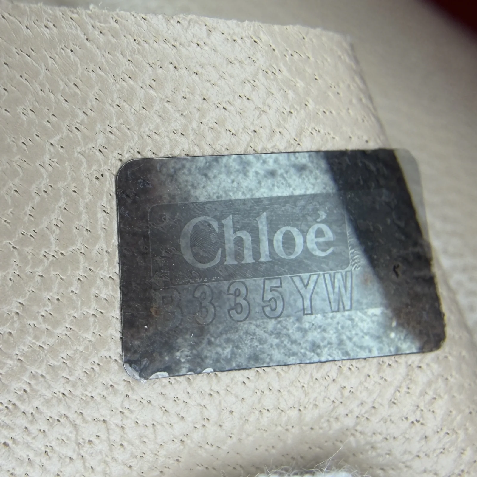 Chloé Serial Number Checker — Hologram inside the bag