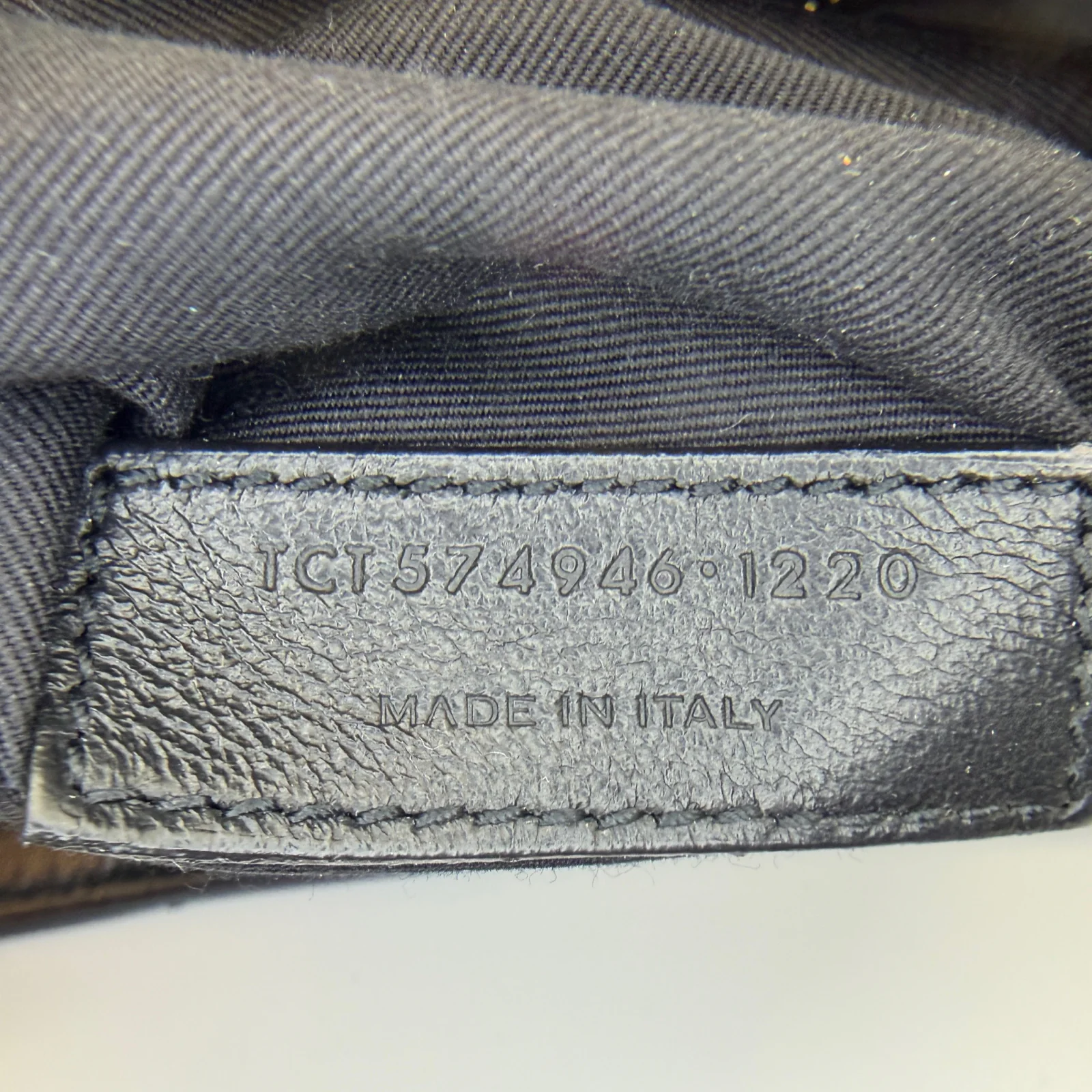 Saint Laurent Serial Number Checker — Tag number